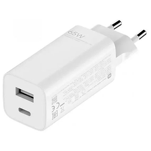 Зарядное устройство Xiaomi 65W GaN Charger (Type-A + Type-C) AD652GEU