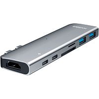 Многофункциональная док-станция Type-C HAGiBiS USB-C DC7 