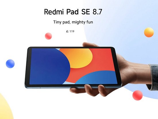 Мировая премьера Redmi Pad SE 8.7