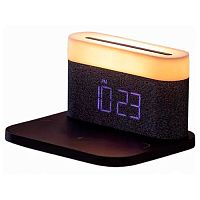 Ночник с беспроводной зарядкой и будильником VFZ Led Lamp Wireless Charger 