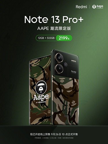 Redmi Note13 Pro+ в оригинальном дизайне