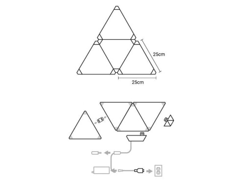 Модульный светильник Nanoleaf Noble Smart Plate 4PK фото 4