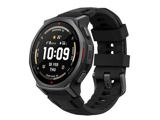 Amazfit выводит T-Rex 3 Pro 44 мм в тёмной версии Tactical Black 