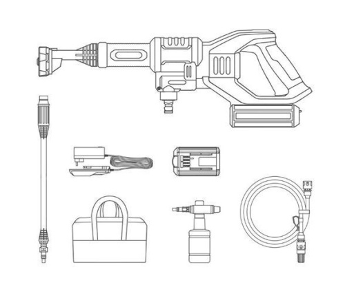 Пистолет для мойки высокого давления Jimmy Wireless Washing Gun JW31 фото 7