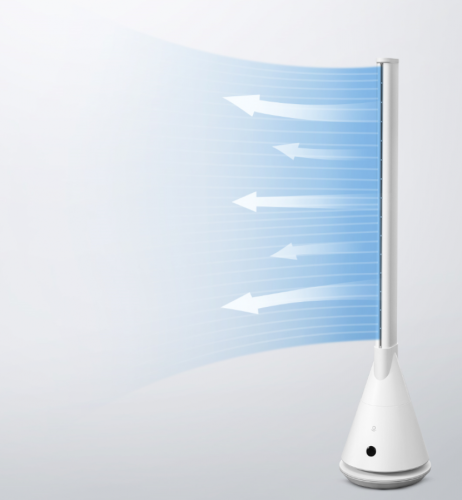 Напольный безлопастный вентилятор Lexiu Intelligent Leafless Fan SS4 фото 4