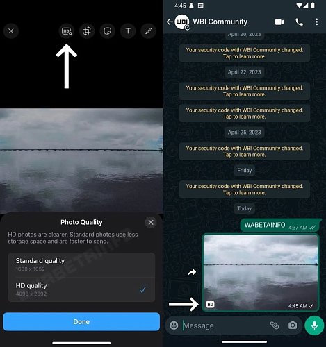 WhatsApp позволит обмениваться фотографиями высокого качества