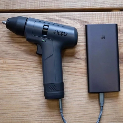 Портативная дрель AKKU Brushless Dual Speed Electric Drill (AK701) фото 4