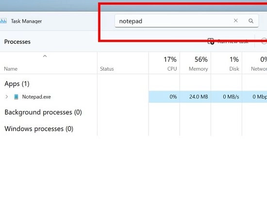 Windows 11 получил поиск по процессам