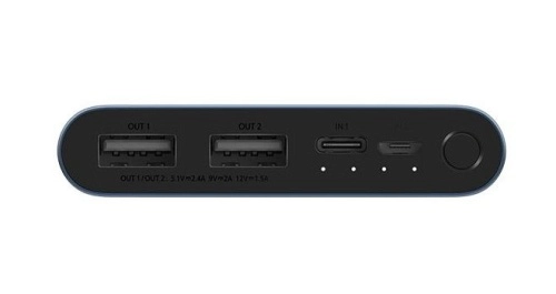 Внешний аккумулятор Mi Power Bank 3 2-USB 10000 mAh (PLM13ZM) фото 2