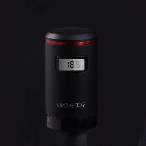 Пробка вакуумная с датчиком температуры Circle joy round smart wine preservation plug фото 5