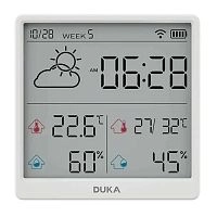 Метеостанция ATuMan Duka TH3 Temperature And Humidity Clock 