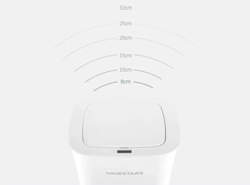 Мусорное ведро Ninestars Automatic Sensor Trash Can 10 л (DZT-10-11S) фото 3