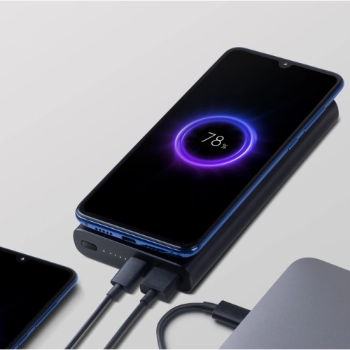 Внешний аккумулятор с беспроводной зарядкой Mi Wireless Charger 10000 mAh (PLM11ZM) фото 3